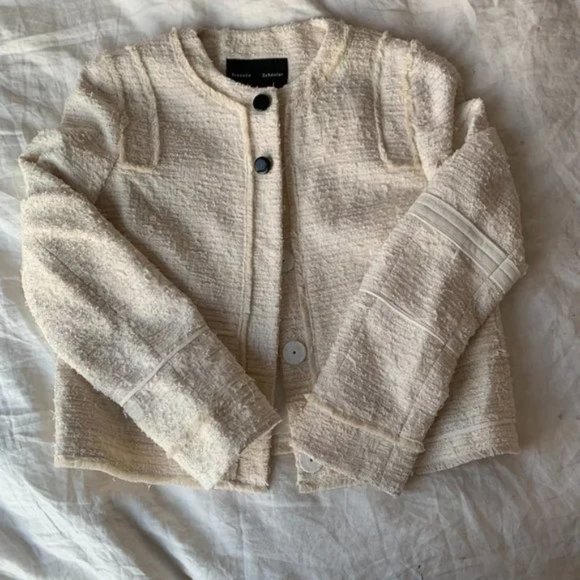 NWT Proenza Schouler Tweed Cropped Jacket - Picture 6 of 12